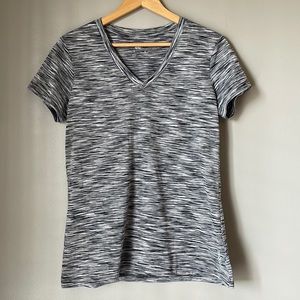 Reebok vneck short sleeve athletic top